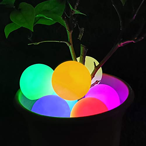DeeprBlu Floating Pool Light, IP68 Waterproof Hot Tub Lights, RGB Colour Changing LED Bathtub Lights, Bath Lighting Up Ball Light for Kids Gift, Indoor and Outdoor Decor-4pcs