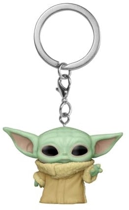 Funko Pop! Keychain: Star Wars: The Mandalorian - Grogu (The Child, Baby Yoda) - Neuartiger Schlüsselanhänger - Vinyl-Minifigur Zum Sammeln - Strumpffüller - Geschenkidee - Offizielle Handelswaren