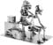 BRUBAKER Schraubenmännchen Tätowierer Tätowiererin - Handarbeit Eisenfigur Metallmännchen - Metallfigur Geschenkidee für Tattoo Fans - Tattoo Geschenk