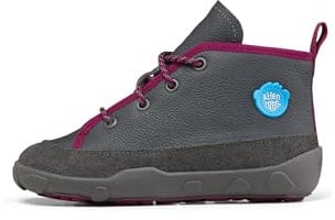 Affenzahn Winterschuh Leder Easy reflektierend, kuschelig warm mit Schaffell gefüttert Größe 21-32