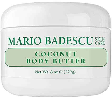 Mario Badescu Coconut Body Butter for All Skin Types | Body Moisturizer for Smooth and Radiant Skin |Formulated with Shea Butter| 8 OZ