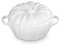 Le Creuset Petite cocotte citrouille en grès Blanc 340 g