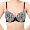 Bügel BH Glänzend Pailletten Party Top Damen Sparkly Sport-BHS Sportunterwäsche Mode Strass Sexy Neuer Punk Dame Goth Silber Party Studded Jazz Tanz Pole Dance Bikini BH Sport Bh Damen (ZB-Silver, XL)
