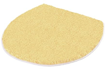 Kleine Wolke WC-Deckelbezug Relax Mimose 47 x 50 cm | OEKO-TEX zertifiziert, rutschhemmende Unterseite, für Fußbodenheizung, maschinenwaschbar, 100% Polyacryl