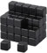 MIN CI 50 Stück Magnete für Magnettafel, 8x8x8mm Mini Magnete Stark Magnet Kleine, Schwarz Neodym Magneten Starke Magnete Tafelmagnete Kühlschrank Magnete