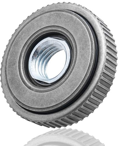 Treki 5/8-11 Angle Grinder Nut, 5/8''-11 Angle Grinder Flange Nut Angle Grinder Locking Plate Angle Grinder Replacement Parts for Angle Grinder