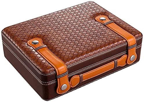 MOLVUS Zigarren-Humidor, Humidor-Zigarrenkiste Zigarren-Humidor-Befeuchterbox Ceinterior Große Kapazität Handtasche Zigarren-Feuchtigkeitsbehälter Schrank Zigarrenkiste