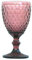Ekilikua Home | Copa de Cristal 330 ml | Pack 6 Unidades | Set 6 Copas de Vino | Ideal para bodas, comuniones, celebraciones (Morado)