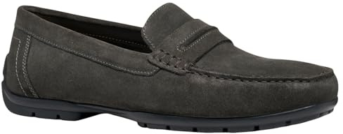 Geox Men's U Moner W 2FIT Moccasin, Brown, 40 EU, Brown, 6.5 UK
