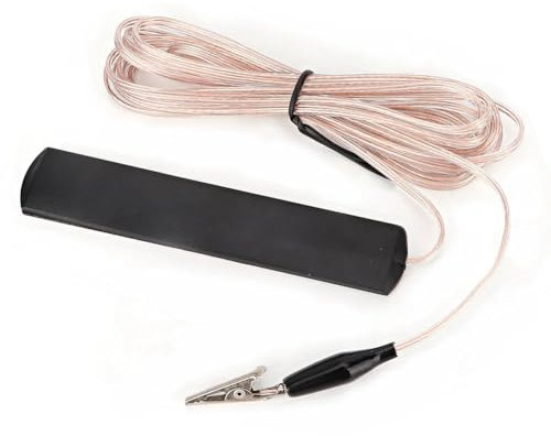 Boddceto Amplificateur Radio FM Antenne Dipôle FM de 3,2 M Amplificateur de Puissance AV