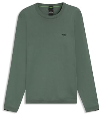 Hugo Boss Mens Ever-X Crew Neck Sustainable Cotton Pull Over Sweater