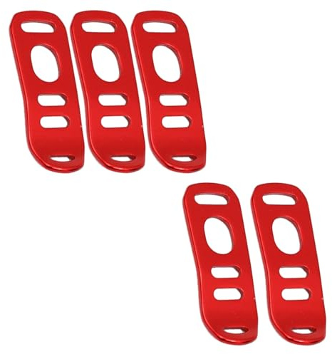NPXUAMTJ 5LOTS Zelte Markisen Winde Seilklemmen Camping Zelt Füße Klemme Zeltdichtungen Clip Mountain Camping Supply