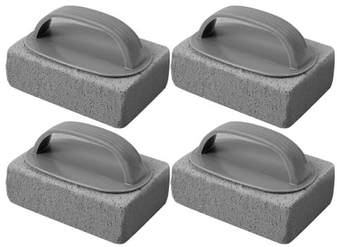 Bimsstein für Pools, Bimsstein für Poolreinigung, Fliesen, Schwimmmörtel und Beton, Pool- und Spa-Fliesenreinigung, 4 Stück