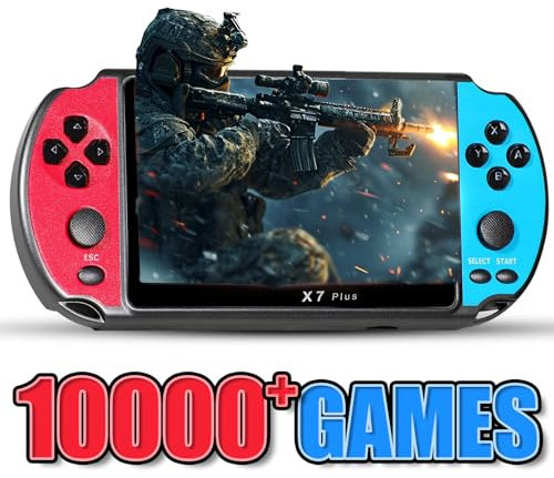 Retro Games Console, 5.5'' large HD Screen With Preloaded 15000+ Classic Handheld Videogames Console, Classic Arcade Retro Game 1800mAh Long-Lasting Battery