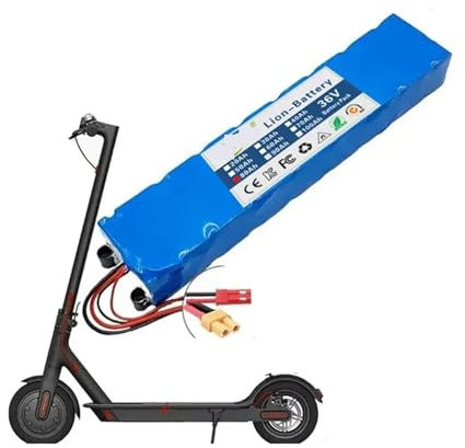 WOFMCKXU Batterie de Scooter 36 V 80000 Ah, Carte BMS, Interface JS+XT30, Compatible avec la Batterie de Scooter électrique Xiaomi Mijia M365