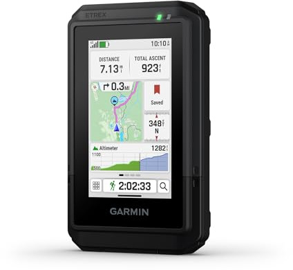 Garmin eTrex® Touch, Rugged, Easy-to-Use GPS Handheld Navigator, Color Touchscreen, Preloaded Maps with Routable Trails and Roads, Long Battery Life for Hiking and All Outdoor Activities