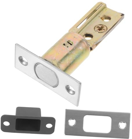 HAMPPLIES Adjustable Tubular Deadbolt Door Lock Latch for Bedroom Wood Doors Compact Lock Body with Tongue Accessory Reliable Security for Internal