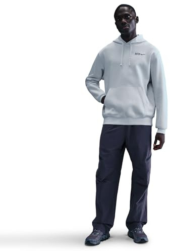 NIKE Inter Mailand Club Fußball-Hoodie Für Herren, Football Grey/Lyon Blue, HM2874-085, S