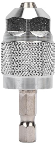 BAFOVY Keyless Drill Chuck Bit Alloy Steel 1 4in Hex Shank Keyless Drill Chuck Adapter 1.5 6.5mm 3 Jaw Quick Conversion Tool for Cordless Screwdrivers Electric Mill Tight Spaces