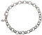 Erbskette Armband 7mm - 925 Sterling Silber, Länge 21cm