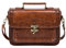 ECOSUSI Sac Bandoulière Femme Vintage en Cuir PU Petit Sac Messager Porte-documents 13 Pouces Sac Portés Épaule, Marron, S