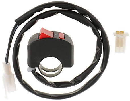 Interruptor de Luz de Emergencia Accidente Botón de Doble Control Montaje en Manillar para Motocicleta