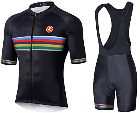 UGLY FROG Stoff-Upgrade – Milchfaser Neuen Männer MTB Rennrad Kurzarm Fahrrad Breathable Sommer Herren Fahrradtrikot Outdoor Sports Wear Triathon Rikots & Shirts+Bib Kurze Hosen Sets