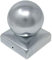 8 x SO-TOOLS® Pfostenkappe mit Kugel Stahl verzinkt Abdeckkappe für Pfosten 80 x 80 mm