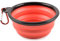 PhoneNatic Cuenco Plegable de Silicona para Perros y Gatos, Color Rojo, 350 ml, 60014328