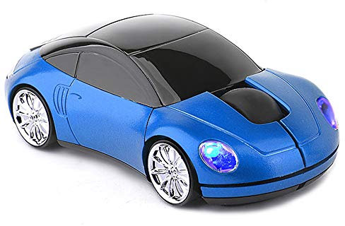 Aofocy Wireless Mouse Souris sans Fil de Voiture Type sans Fil 2,4 GHz récepteur USB Souris Optique