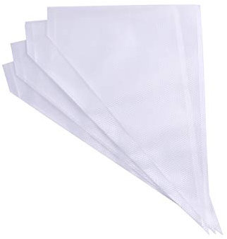 18-Inch Piping Bags 100 Pack Pastry Bag Icing Bags Frosting Bags Cake Decorating Bags Disposable Icing Bags Pastry Disposable Bag Disposable Piping Bags for Cake Cupcake Cookie Decorating (18inch)