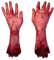 STOBOK 2pcs Terreur coupé sanglante Faux Bras Mains Horreur décoration d'halloween coupée Membres sanglants