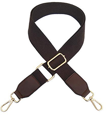 MoreChioce Damen Taschengurt Kaffee,Verstellbar Schultergurt Breit Taschengriffe für Handtaschen Schulterriemen Umhängegurt mit Karabinerhaken
