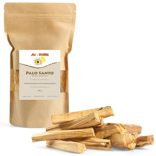Aktion Premium Palo Santo Räucherstäbchen Räucherholz - Heiliges Holz Bursera Graveolens Zertifiziert Original aus Peru - Räucherwerk Weihrauch Holy Wood - 100% Natur (50g gespalten)