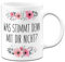 Tassenbrennerei Tasse mit Spruch Was stimmt denn mit Dir nicht? - Kaffeetasse lustig - Spülmaschinenfest (Weiß)