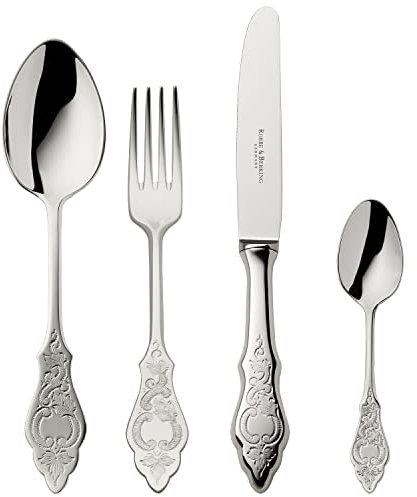 Robbe & Berking Ostfriesen 4 tlg. Menübesteck (150 g massiv versilbert)