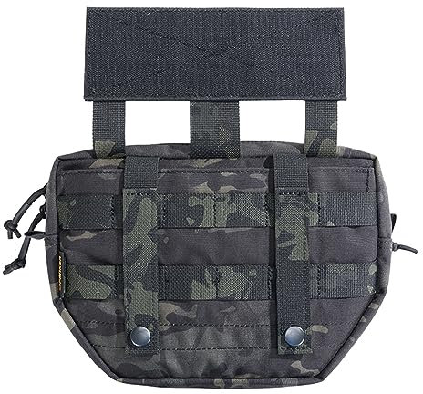 EXCELLENT ELITE SPANKER MOLLE Admin Tasche Taktisches Utility Nylon Tasche Werkzeuge Tasche(Schwarz Camouflage)