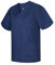 MISEMIYA - Medizinische Uniformen Unisex Top Krankenschwester Krankenhaus Berufskleidung - Large, Marineblau