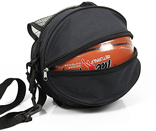 IBLUELOVER Waterproof Basketball Bag Sports Gym Bag Duffel Bag Training Sports Ball Holder Shoulder Bag Gym Backpack Storage Sack with Bottle Holder for Basketball Soccer Football Volleyball
