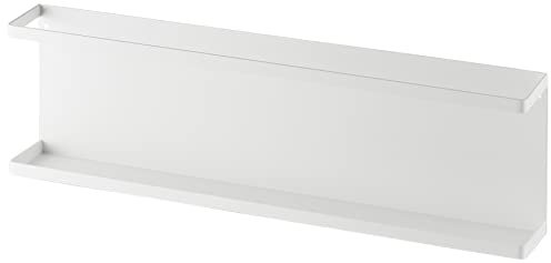 YAMAZAKI 5476 TOWER Wandregal, weiß, Stahl, minimalistisch, 60 x 8.5 x 18 cm