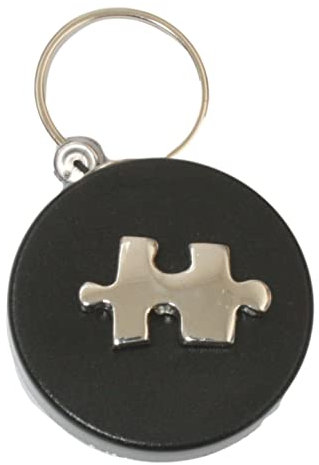 Jigsaw Piece Retractable Key ID Lanyard Holder Belt Clip 456