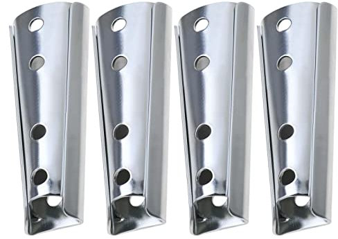 VGOL 4 Paires Supports de Fixation Murale pour Panneau de Tête de Lit Cintres à Emboîtement Robustes Connecteur de Meubles Connecteur de Canapé Sectionnel en Métal