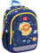 Belmil Kindergartenrucksack mit Brustgurt und Namensschild für 3-6 Jährige/Jungen/ 12 L/Krippenrucksack Kindergartentasche Kindertasche/Löwe/Blau(305-4/A Little Jungle)