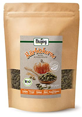 Biojoy Semi di Zucca BIO (500 g), sgusciati e senza sale