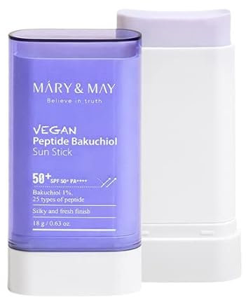 Mary&May Vegan Peptide Bakuchiol Sun Stick 50+ PA++++ 18g