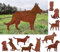 Gartenfigur Hund Schäferhund stehend 57x80cm Gartenstecker Edelrost Gartendeko Wetterfest Rost Metall Rostfigur Hunde Figur Tier von Steinfigurenwelt