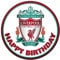YummyArt Edible Cake Topper - edible cake decorations 20cm diameter edible cake toppers compatible with liverpool cake toppers and decorations edible football cake toppers edible