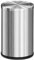 BOKIOESDE 9L Capacity Trash Bin With Garbage Bag Fix Ring - Space Organized Stainless Steel Made Steel Trash Trash Cans Bathroom, 9L Silver