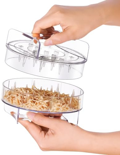 Desmenuzador de Pollo - Chicken Shredder, Trituradora de Pollo Transparente, Grinder de Pollo y Desfiador de Frango para la Preparación de Comidas para Perros y Gatos