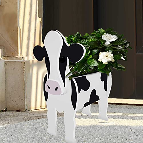 Cartoon-Haustier-Huhn-Blumentopf, niedlicher Tier-Pflanztopf, 35,6 cm, PVC, Kräutergarten, Sukkulenten, Kuh-Pflanzgefäß, wolfsförmiger Topf für den Innenbereich, Büro, Heimdekoration, Geschenk, Tiger